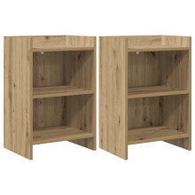vidaXL Bedside Tables 2 pcs Artisan Oak 40 x 30 x 60 cm