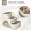 Foldable 3-Step Pet Stairs – Cream, 49x38x38cm 4