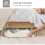 Foldable 3-Step Pet Stairs – Cream, 49x38x38cm 5