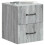VidaXL vidaXL Wall-Mounted Bedside Cabinet 2 pcs Grey Sonoma Engineered Wood 5