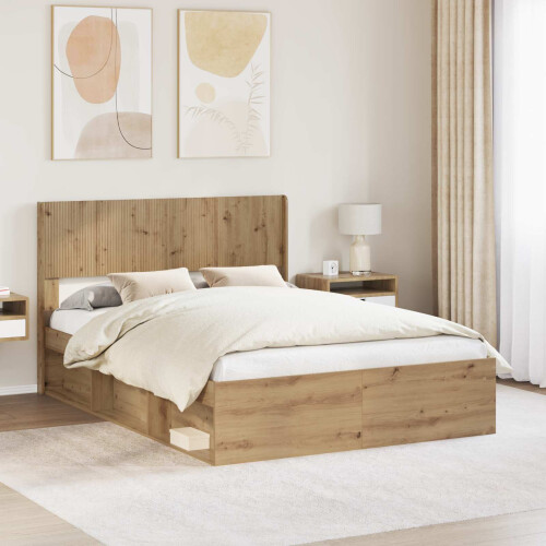 VidaXL vidaXL Headboard Artisan Oak PB
