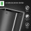 56L Dual-Compartment Stainless Steel Bin - Black 8