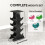 SPORTNOW Hex Dumbbells Set + Rack (1/3/5kg) 4