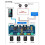 2X XH-A901 Tone Board Preamp med Diskant, Bas, Volymjustering Pre-Amplifier Tone Controller för Amplifier Boards 5