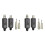 2X Microphone Wireless System Micphone Wireless Transmitter UHF Transmitter & Receiver for Dynamic/Condenser Microphon 2