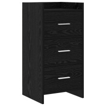 vidaXL Sideboard Black Oak 40 x 36 x 80 cm Engineered Wood
