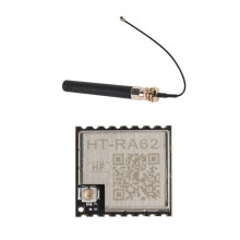 2X Módulo de Comunicación de Espectro Ensanchado HT-RA62 LoRa con Antena, 868-915 MHz, SX1262, de Bajo Consumo y Espectro Ensanchado.