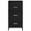 VidaXL vidaXL Sideboard Black Oak 40 x 36 x 80 cm Engineered Wood 5