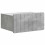 VidaXL vidaXL Wall-Mounted Bedside Cabinet with Drawer 2 pcs Concrete Grey 5