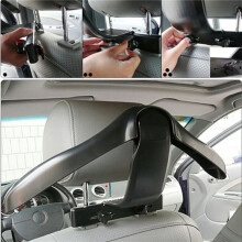 2X Car Clothes Hanger, Car Back Headrest, Clothes and Coat Suit Hooks, Car Back Back Folding Clothes Hanger