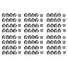 120Pcs Cocktail Smoker Filter Accessories, Double Screen Filter, Washable Stainless Steel Mesh Screen Filter Bowl