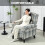 (Grey, Polyester) 160 Reclining Armchair, with Footrest - Grey 5