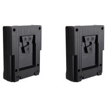 2X Adaptateur de Support de Batterie D-TAP Série NP-F pour NP-F970, F950, F750, F550.