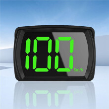 2X Velocímetro GPS Digital Universal Medidor de Recordatorio KMH Pantalla LCD HD Conecta y Reproduce Fuente para Todos los Vehículos
