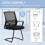 (Black, Mesh) Ergonomic Sled-Base Office Chair, Black 7