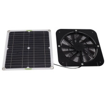 4X Mono-Polycrystalline Solar Panel with 13.5 Inches Exhaust Fan Bracket Photovoltaic Fan
