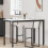 VidaXL vidaXL Bar Table White 150 x 80 x 105 cm Solid Pine Wood 1