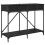 VidaXL vidaXL Console Table Black Oak 100 x 39 x 78.5 cm Engineered Wood 4