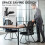 (Black, Mesh) Reception Chair with Flip Armrest & Mesh Back 4