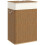 Bamboo Laundry Basket with Lid, 72L, Brown 1
