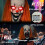Homcom HOMCOM Animated Halloween Clown with Face Changing Animatronics 4