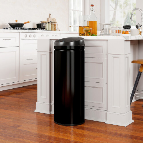 Homcom HOMCOM 50L Sensor Bin with Soft-Close Lid, Automatic Touchless Kitchen Bin 1