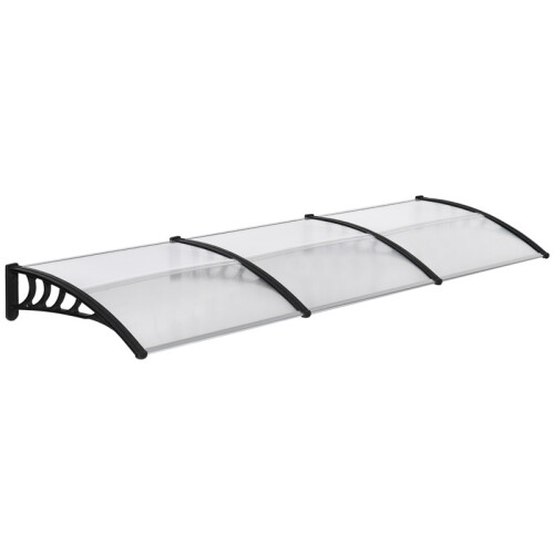 Front Door Canopy 303x96cm Clear Rain Shelter