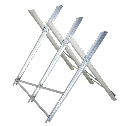 Heavy Duty Foldable Sawhorse, 100kg Capacity