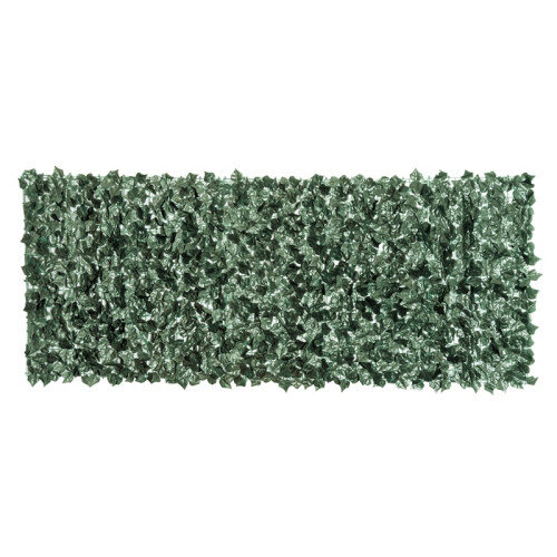 Artificial Leaf Hedge Screen 2.4m x 1m Dark Green