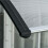 Front Door Canopy 303x96cm Clear Rain Shelter 8