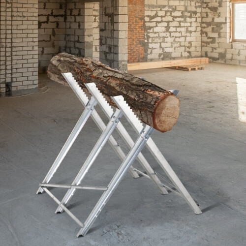 Heavy Duty Foldable Sawhorse, 100kg Capacity 1