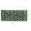 Artificial Leaf Hedge Screen 2.4m x 1m Dark Green 3