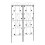 Metal Trellis Set of 2 – Leaf Design Garden Support 1