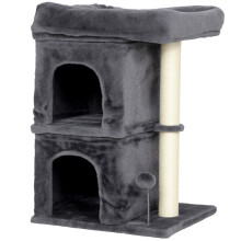 66cm Cat Tree for Large Cats - Dark Grey