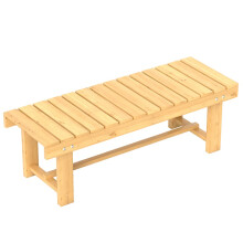 2-Seater Wooden Garden Bench – Fir, Natural Finish
