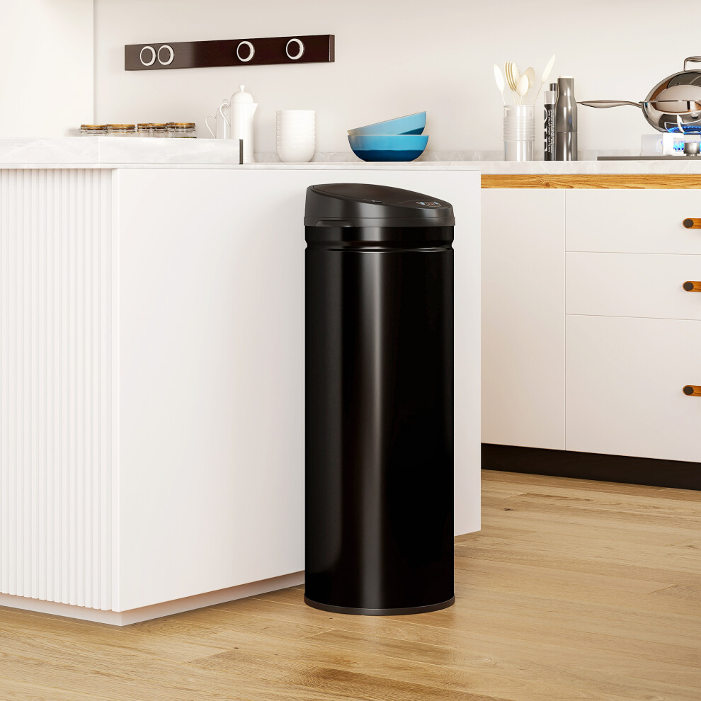 Homcom 50L Sensor Bin With Soft-Close Lid, Automatic Touchless Kitchen Bin
