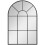 Modern Arched Wall Mirror 91x60cm Black 1