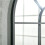 Modern Arched Wall Mirror 91x60cm Black 7