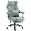 (Light Blue, Tech cloth) Leathaire Big & Tall Office Chair, 180 kg, Blue 1
