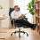 (Black, Leather) Leathaire Executive Office Chair – Black, 180kg Capacity 6