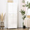 HOMCOM 4-Door Tall Kitchen Cupboard, White 2