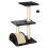72cm Black Cat Tree with Scratching Post 1