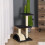 72cm Black Cat Tree with Scratching Post 8