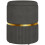 Velvet-Feel Storage Ottoman - Grey 1