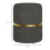 Velvet-Feel Storage Ottoman - Grey 3