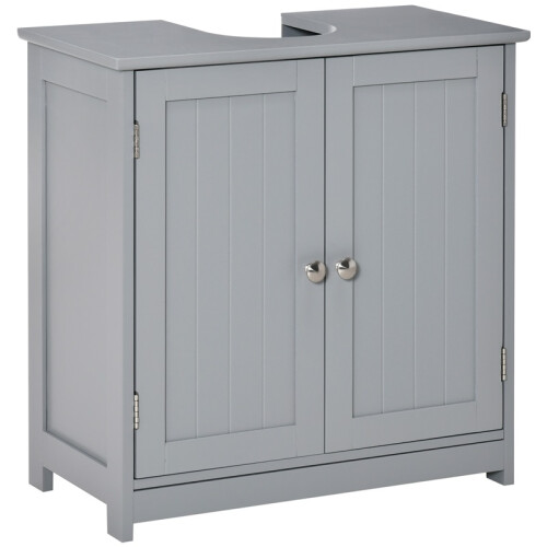 60x60cm Grey Under-Sink Storage Cabinet