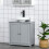 60x60cm Grey Under-Sink Storage Cabinet 2