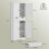 Tall Freestanding Bathroom Cabinet, White, 60x30x160cm 3