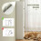 Tall Freestanding Bathroom Cabinet, White, 60x30x160cm 5