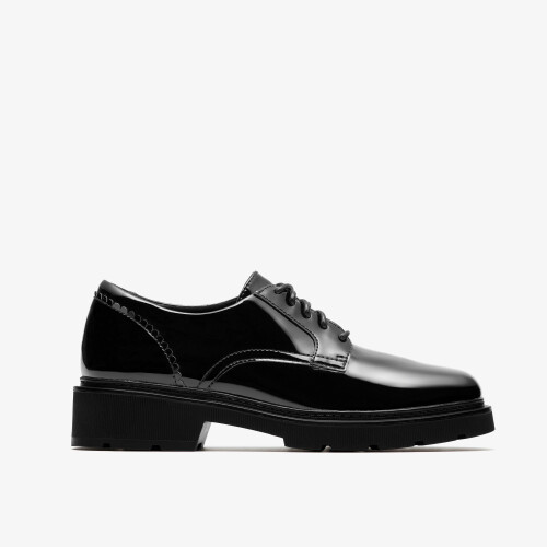 Clarks (Wide, 3.5 (Adults')) Lauryl Lace Black Pat